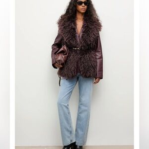 Vintage Katie Todd Cozy Shaggy Brown Faux Fur Vest Size Medium